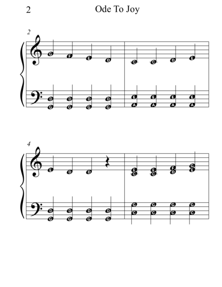 Ode To Joyfrom Symphony No 9 Page 2