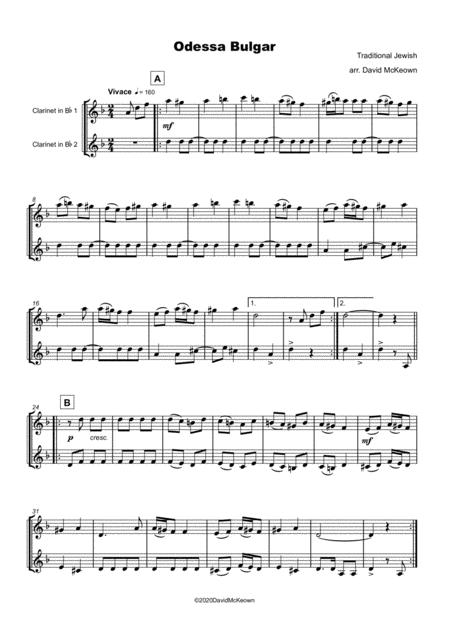 Odessa Bulgar For Clarinet Duet Page 2