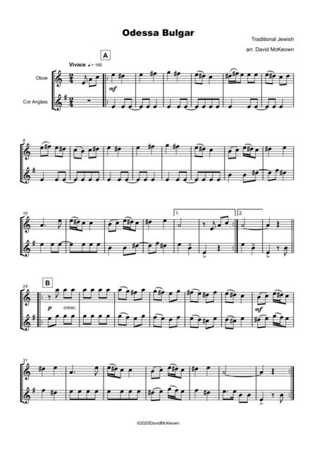 Odessa Bulgar For Oboe And Cor Anglais Or English Horn Duet Page 2