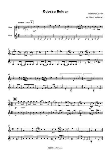 Odessa Bulgar For Oboe And Violin Duet Page 2