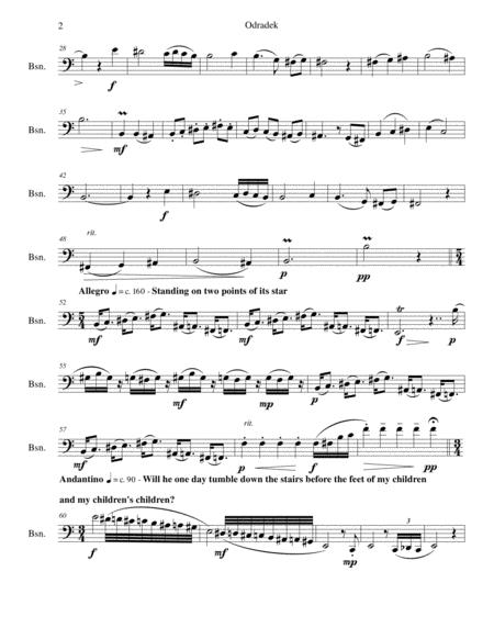 Odradek For Bassoon Solo Page 2