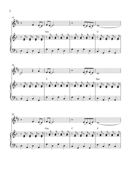 Oh Carol Alto Saxophone Solo And Piano Accompaniment Page 2