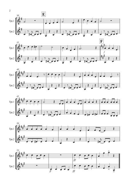 Old Macdonald For Trumpet Duet Page 2