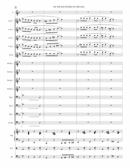 On The South Side Of Chicago Aattb 8 Brass 3 Rhythm Vocal Page 2