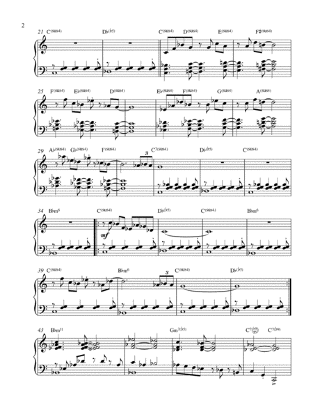 Once Upon A Time In August A Jazz Piano Solo Page 2