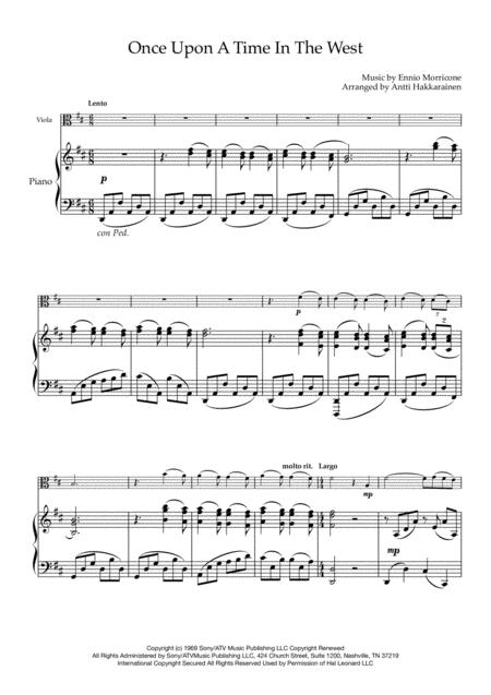 Once Upon A Time In The West Viola Piano Page 2