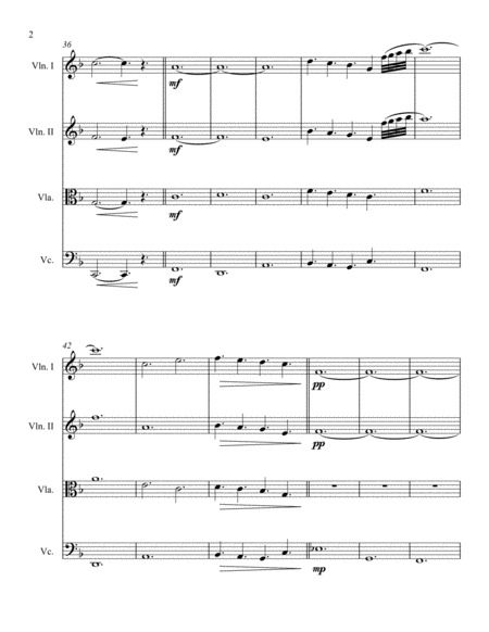 One And Only String Quartet Page 2