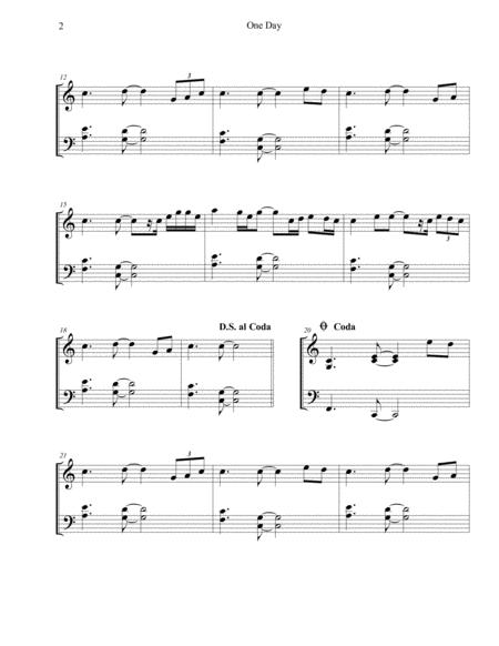 One Day Cochren Co Sheet Music Easy Page 2