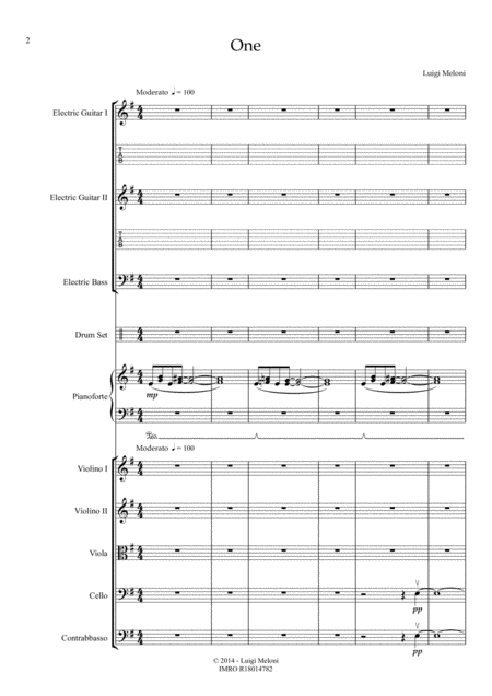 One Full Score And Set Of Parts Page 2