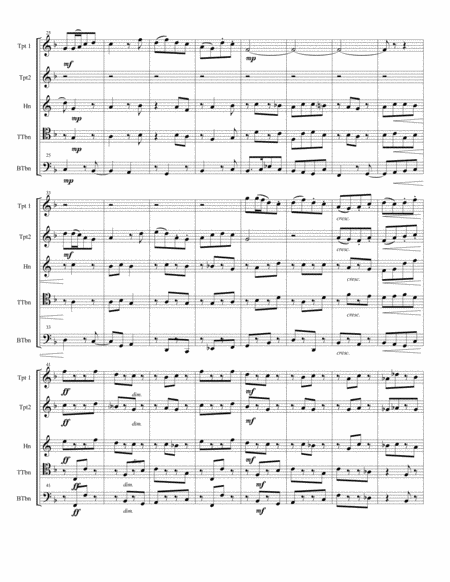 One Step For Brass Quintet Page 2