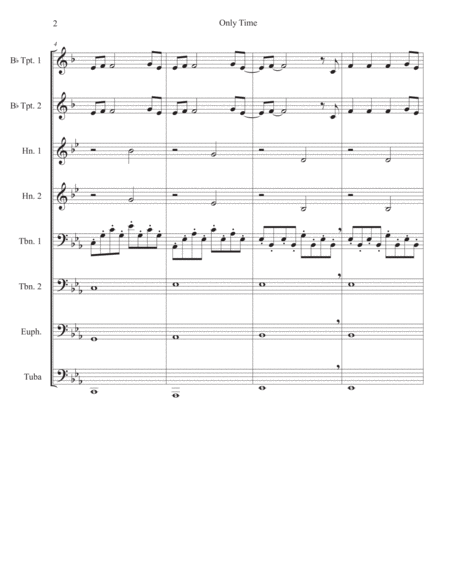 Only Time For Brass Octet Page 2