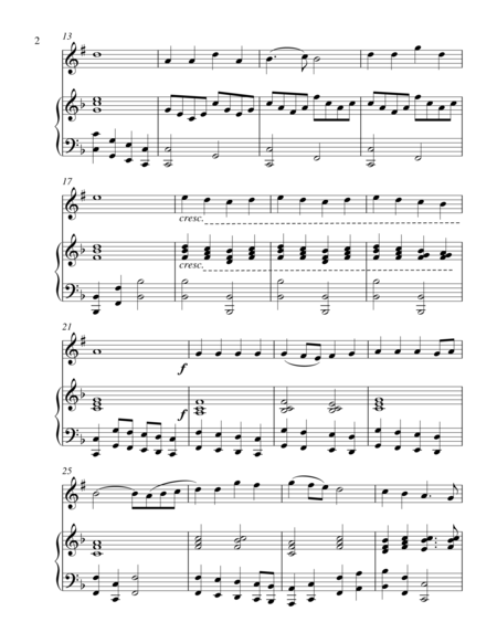 Onward Christian Soldiers Treble Bb Instrument Solo Page 2