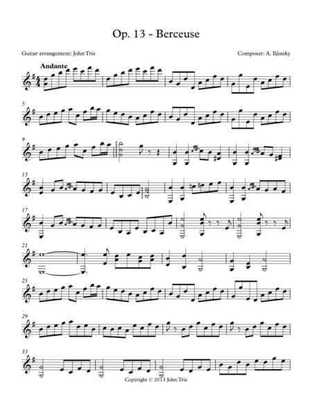 Opus 13 Berceuse Page 2