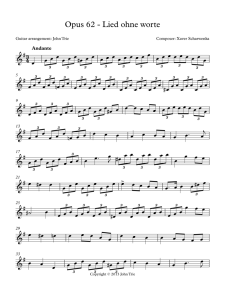 Opus 62 Lied Ohne Worte Page 2