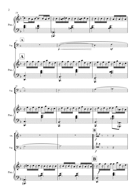 Orobroy Oboe Bassoon And Piano Page 2