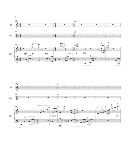 Ostara For Flute Viola And Harp Page 2