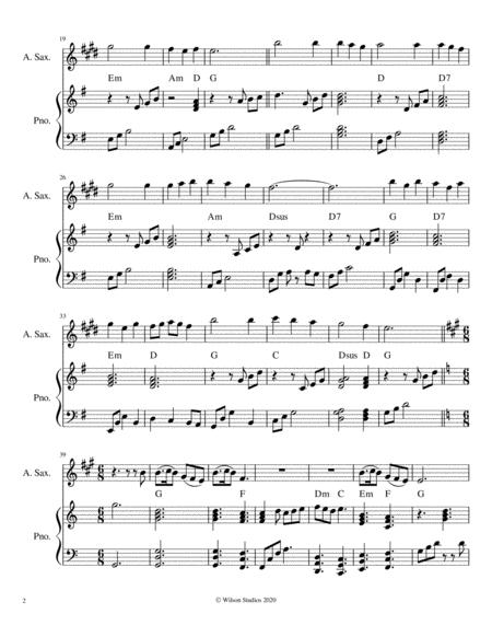 Our Great Savior Alto Saxophone Solo Page 2