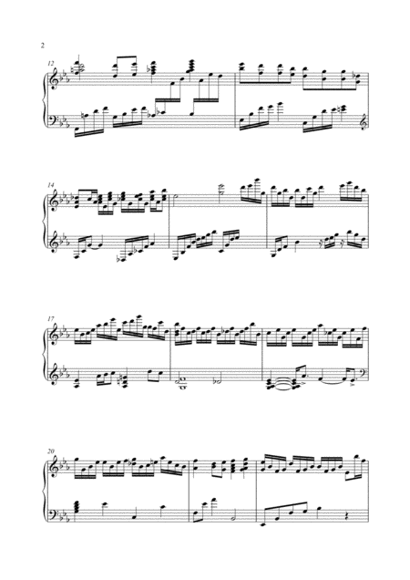 Over The Rainbow For Piano Solo Page 2