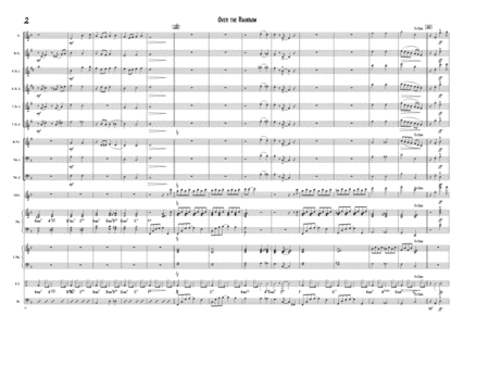 Over The Rainbow From The Wizard Of Oz Jazz Band Small Big Band Page 2