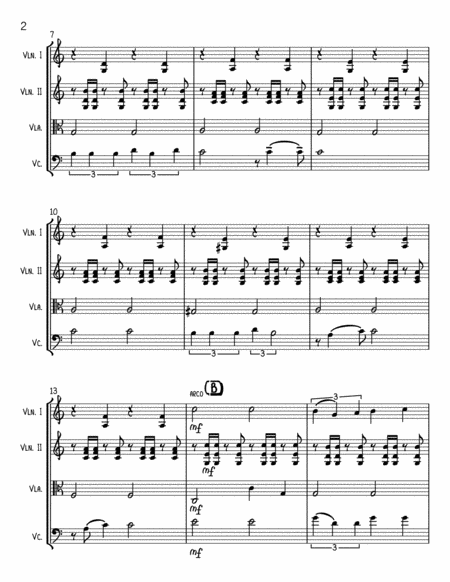 Over The Rainbow Hawaiian Version String Quartet Page 2