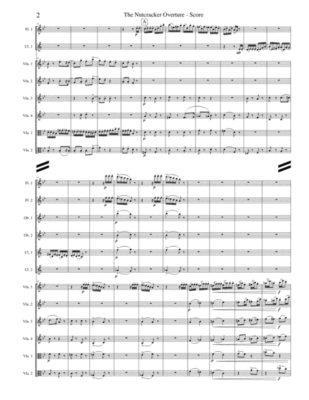 Overture From The Nutcracker For Full Orchestra Page 2