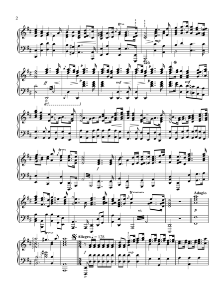 Overture To Music For The Royal Fireworks Suite Hwv 351 Piano Solo Arr By Shawn Heller Page 2