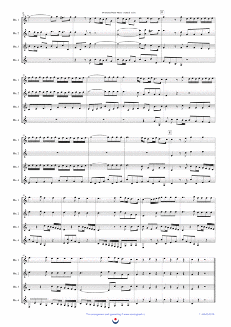 Overture Water Music Page 2