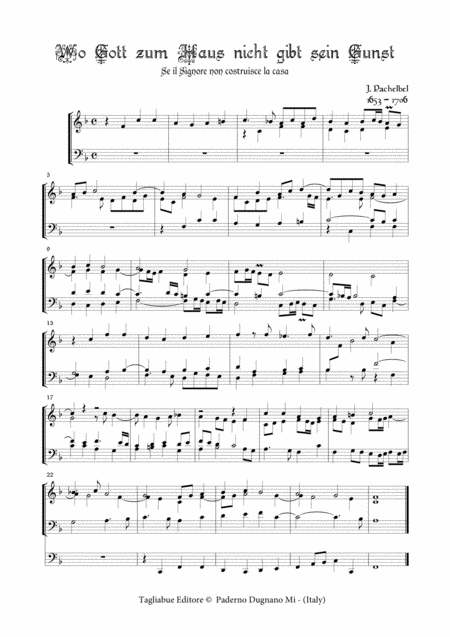 Pachelbel 4 Chorals For Organ Page 2