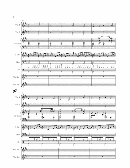 Pachelbel Canon For Electric Violin Duo With Band Parts And Backing Track On Mp3 Page 2