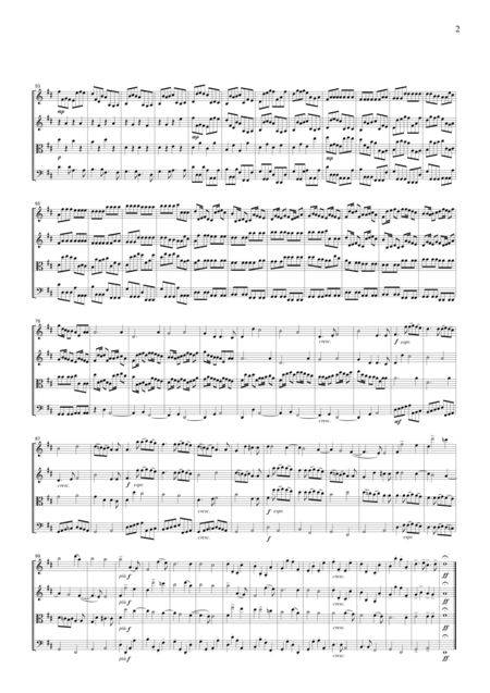 Pachelbel Canon For String Quartet Cp001 Page 2