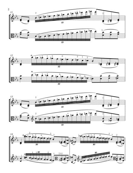 Paganini Caprice 17 For Violin And Viola Page 2