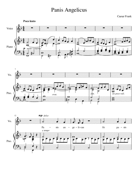 Panis Angelicus F Major Page 2