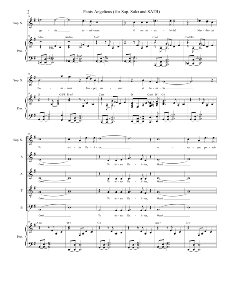 Panis Angelicus From For Those Left Behind Page 2