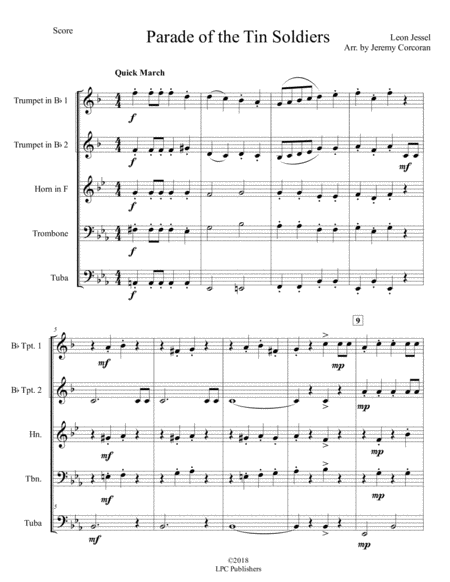 Parade Of The Tin Soldiers For Brass Quintet Page 2