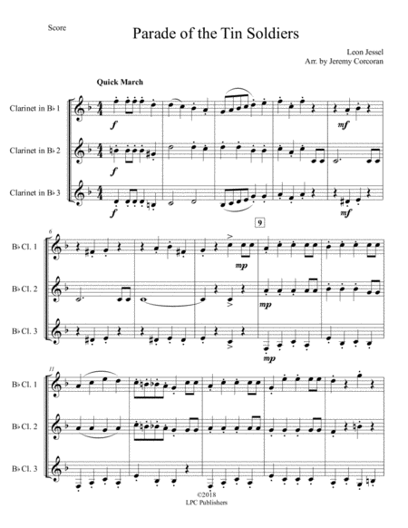 Parade Of The Tin Soldiers For Three Clarinets Page 2
