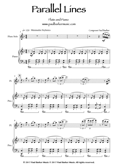 Parallel Lines Flute Piano Page 2