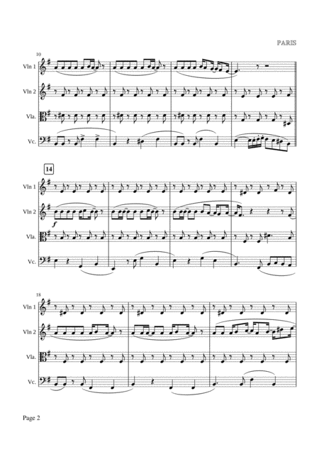 Paris Caro Emerald String Quartet Page 2