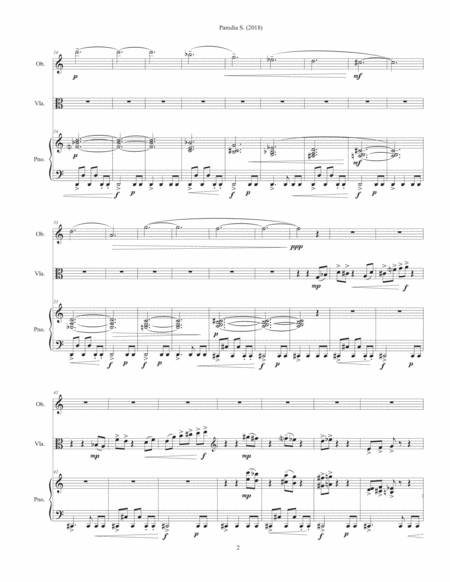 Parodia Schumanniana 2018 For Oboe Viola And Piano Page 2