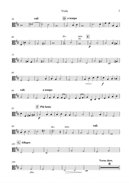 Parry Te Deum Orchestrated By Adrian Connell Viola Page 2