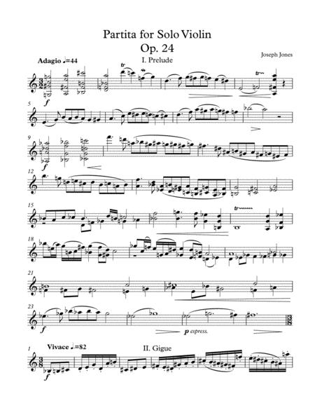 Partita For Solo Violin Op 24 Page 2