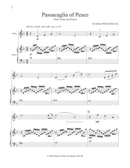 Passacaglia Of Peace Violin Piano Page 2