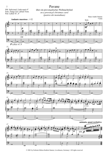 Pavane For Organ Page 2