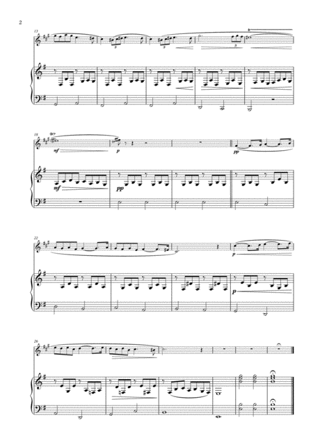 Pavane Op 50 For Clarinet And Piano Page 2