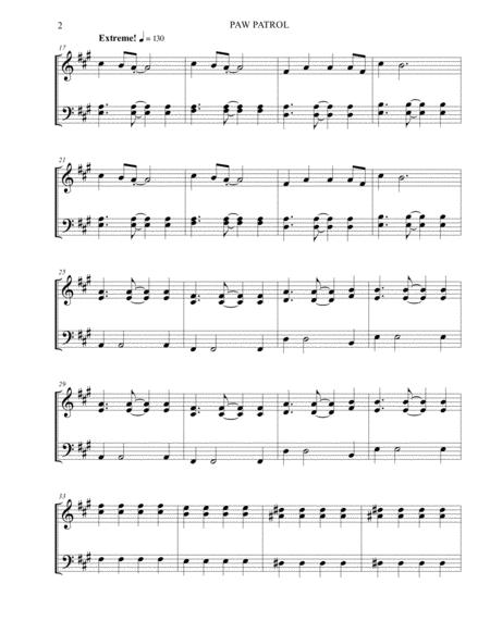 Paw Patrol Jeff Cohen Sheet Music Easy Piano Page 2