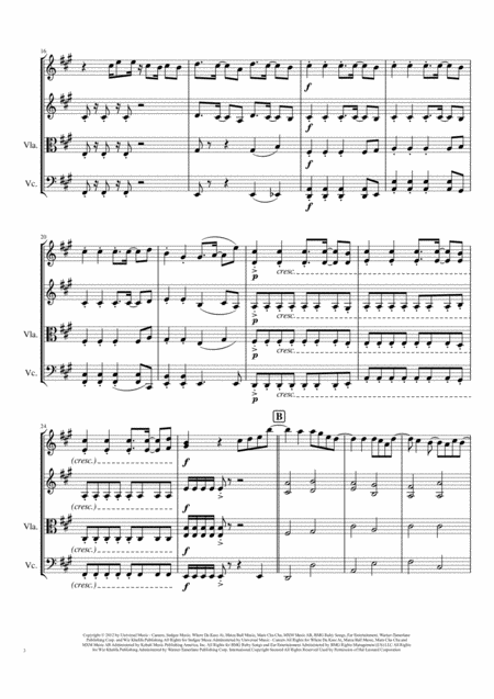 Payphone String Quartet Page 2