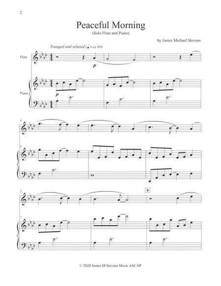 Peaceful Morning Flute Piano Page 2