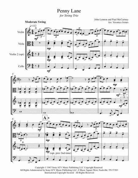 Penny Lane For String Trio Page 2