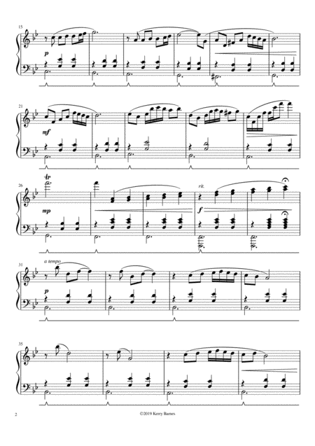 Pennys Waltz Intermediate Recital Piano Solo Page 2