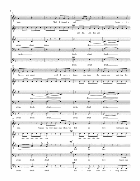 Perfect A Cappella Ttbb Page 2