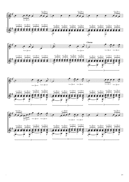 Perfect Duet Guitar Score Page 2